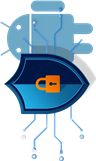 PhishGuard shield-and-lock logo